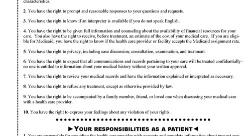 Patient Rights