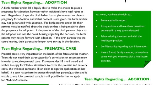 Teen Rights and Pregnancy